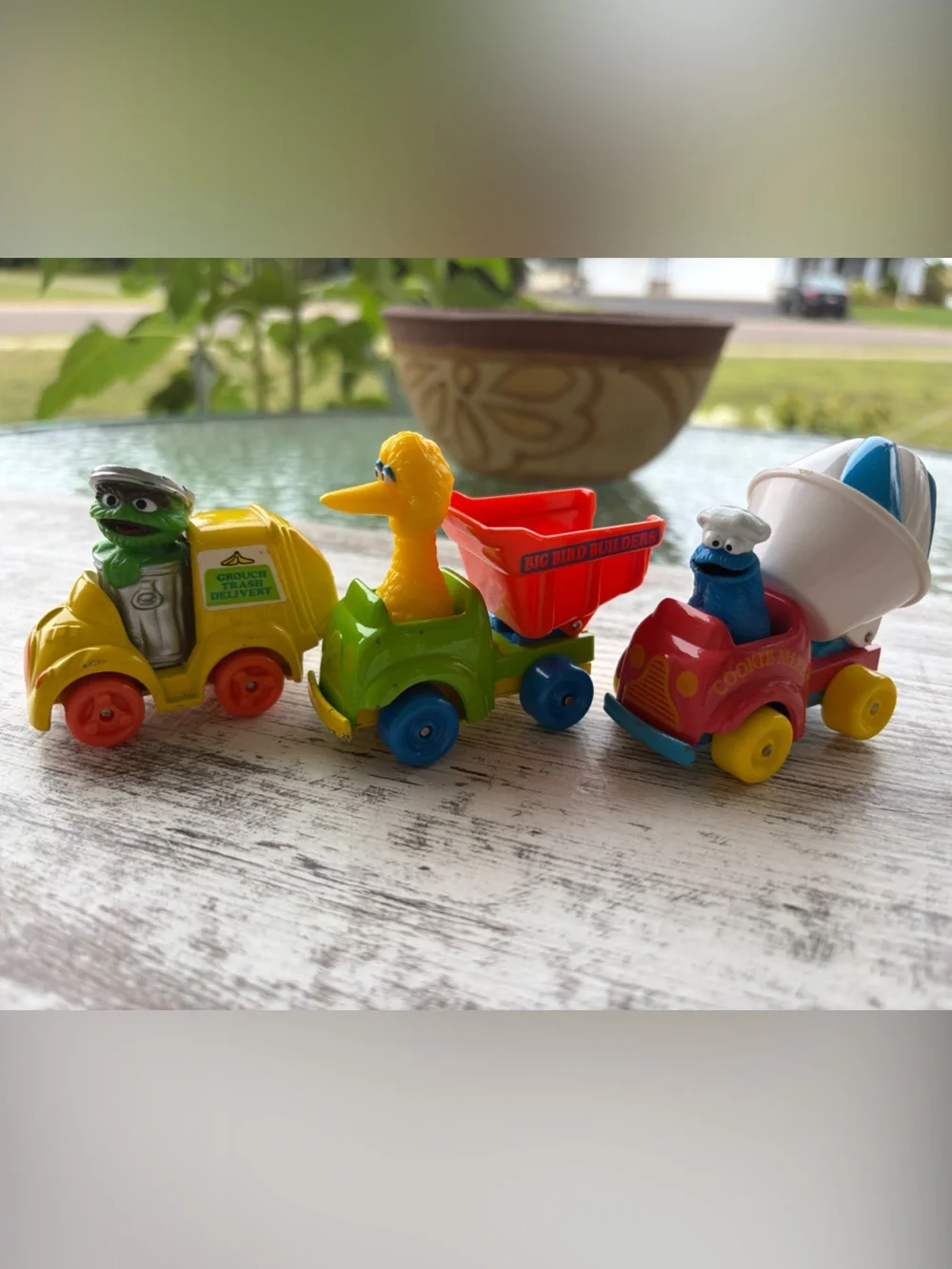 Vintage Playskool Sesame Street 1980’s Diecast Toy Cars